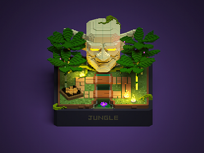 Jungle clash royale jungle voxel