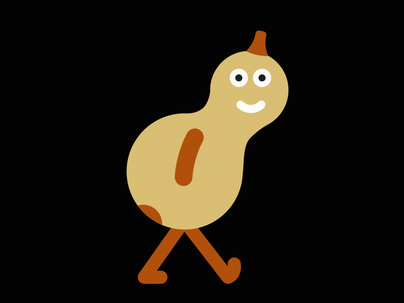 Butternut 2d ae after effects aftereffects animation character characterdesign illustration motion rubberhose