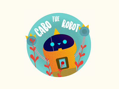 Cabo the Robot design illustration vector