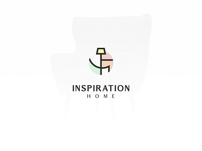 Inspiration home logo brand design branding chair decor decoration design furniture furniture logo home icon identity lamp logo logo design logo design branding shelf sofa