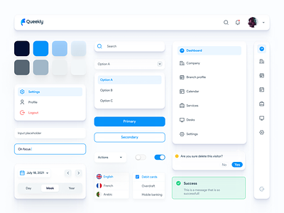Dashboard UI Elements buttons components design system elements fields icons interface menu styles ui ui kit uidesign uiux uiuxdesign userinterface web webdesign website websitedesign