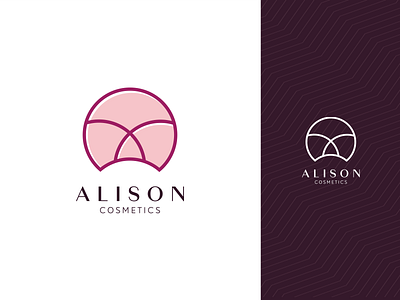 Alison cosmetics branding cosmetics illustration logo logo design logo design branding logo design challenge