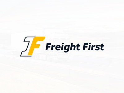 Freight first logo branding freight first icon logo logo design logo design challenge