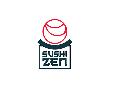 Sushi zen logo branding food japan japanese logo logo design logo design branding logo design challenge sushi sushi logo