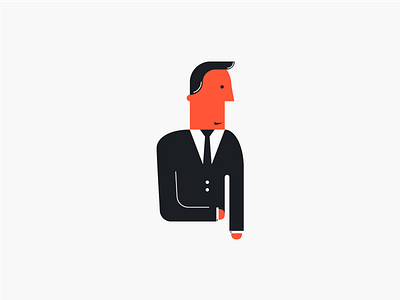 Swipes - Work smart businessman friendly guy illustration productivity suit swipes
