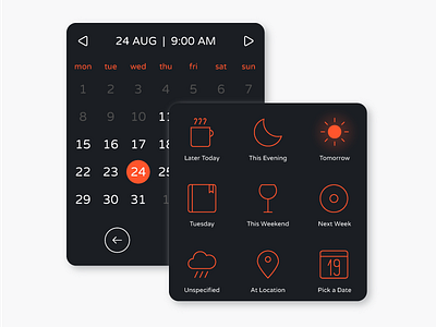 Swipes UI - The Scheduler