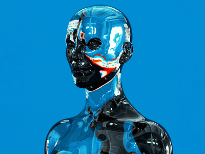 ALIVE X 3d 3d illustration abstract art blue body cinema4d digital art graphic design illustration