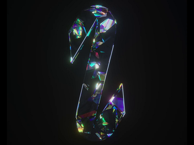 36daysoftype08 - Z 36daysoftype 3d 3d graphics 3d text 3d type 3d typography cinema4d loop motion graphics text type typography