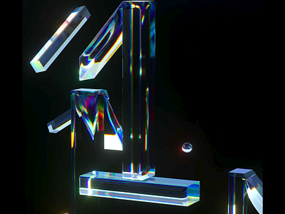 36daysoftype08 - 1 36daysoftype 3d 3d graphics 3d text 3d type 3d typography cinema4d loop motion graphics text type typography