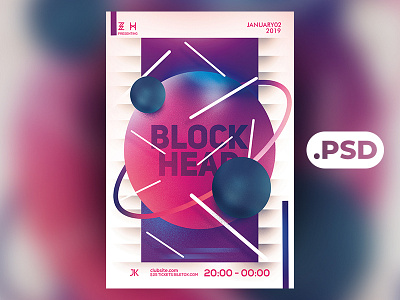 Free Abstract 1 Flyer/Poster Template a poster every day daily poster free free psd gradient graphic graphic design poster poster a day psd psd download template