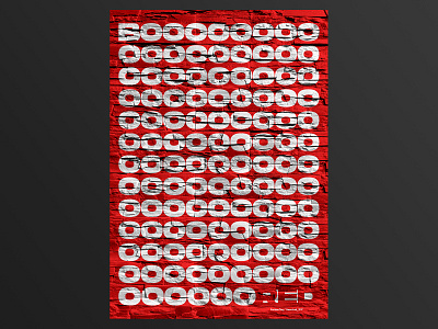 Xemrind Day 317 a poster every day bored daily poster design gradient graphic graphic design minimal poster poster a day poster design print print design prints red template text texture typogaphy typography