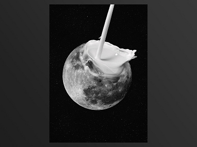 Xemrind Day 359 a poster every day collage daily poster design gradient graphic graphic design illustration manipulation minimal moon poster poster a day poster design posters print print design prints template typography