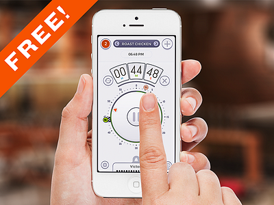 DOWNLOAD NOW! alarm app clock free gui iphone timer ui watch