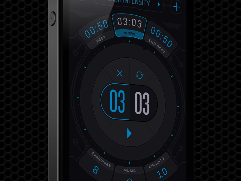 Interval Timer for Workout interval timer timer work clock alarm modern gym workout