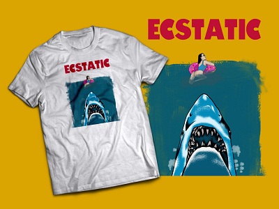 "EcstaticCloth" with a JAWS movie consept