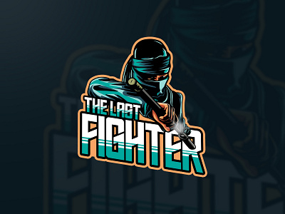The Last Fighter Esport design esport esportlogo esports logo graphicdesign illustration ninja twitch twitch logo vector