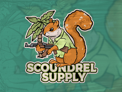 scoundrel supply mascot apparel design cartoon character design character mascot design graphicdesign illustration logo mascot mascot logo merchandise merchandise design