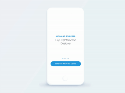 Hello Dribbble transition animation ui design ux