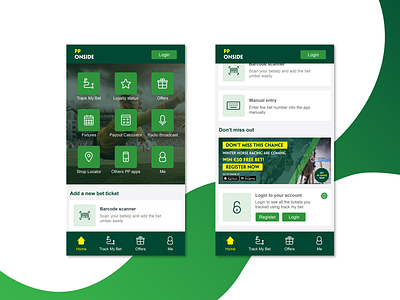 Paddy power betfair challenge app design design interace interface design ui ux ui desgin ui design challenge user interface design