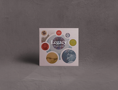 Legacy Podcast 1517 album art christian design illustration legacy minimal podcast podcast cover shapes texture theology