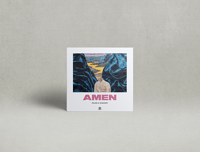 AMEN art R1 album art album artwork album cover amen digital collage minimal music newmusic praise and warships prayer pxw texture