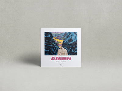 AMEN art R1 album art album artwork album cover amen digital collage minimal music newmusic praise and warships prayer pxw texture