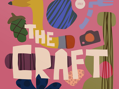 The Craft - Pod art album art branding craft design hand drawn hand made handlettering illustration logo minimal podcast podcast art podcast artwork shape shapes simple the craft vector