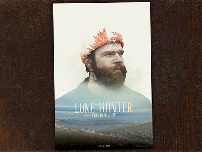 Lone Hunter cinematic film hunter lone movie movie poster poster print short film smokies smoky mountains theatrical