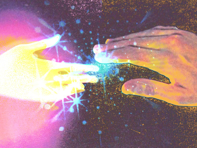 CONTACT album album art alien contact cosmic design extraterrestrial hands music mystic new music space spacey texture textures ufo