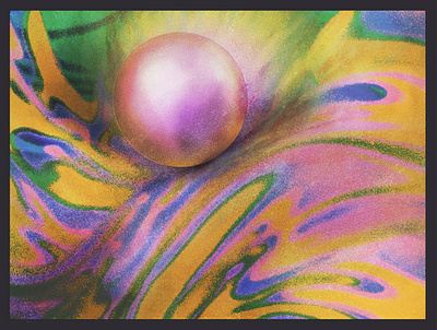 SSS abstract album art design fresco illustration ipad art ipadpro psychedelic texture