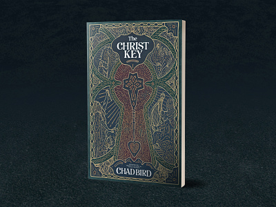 The Christ Key book cover book design branding chad bird christian cover art design keyhole logo publishing