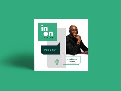 inon Health Podcast and social direction design health identity marketing minimal mobile podcast podcast art social media ux