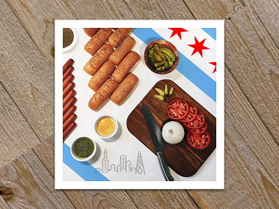 (2 of 3) Walmart Instagram Summer Hot Dogs—Chicago chi chicago food hot dog hot dogs hotdog hotdogs ig instagram mobile photography summer walmart