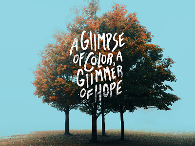 A Glimpse Of Color, A Glimmer Of Hope album art albumart autumn designersmx fall mix playlist