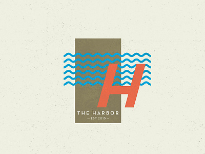 The Harbor - branding element exploration branding h harbor water