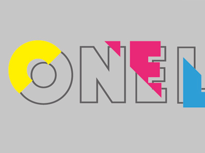 One Life cmyk minimal type