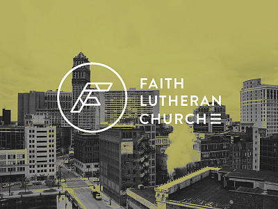 Faith Lutheran branding branding christian church faith identity logo