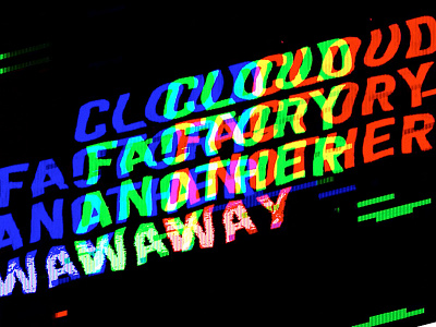 Cloud Factory Another Way (2017 Remix) 2 album art another way anotherway cf chromatic aberration cloud factory cloudfactory glitch remix