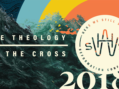 HWSS 2018 Banner banner branding christian church conference hwss lutheran reformation theology waves