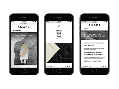 SMACK Mobile Refresh app app design mobile smack ui ux web