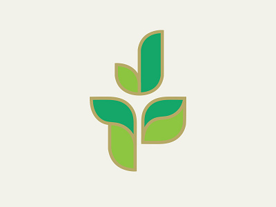 Leafy branding green leaf leaves logo plant plants