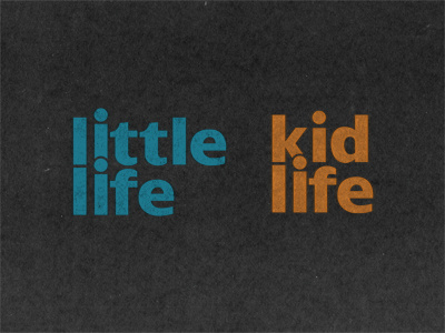 Little Life | Kid Life children kids logo minimal texture