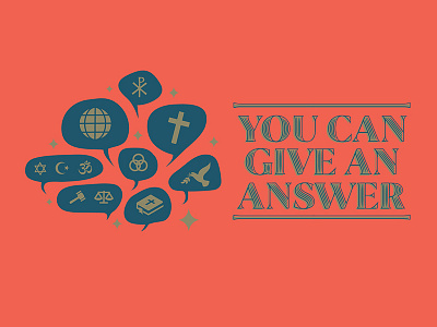 You Can Give an Answer answer book cover christian cross quotes theology