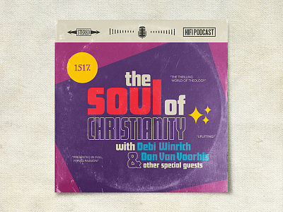 the soul of christianity 1517 60s album art artwork christianity minimal podcast podcast art record retro soul stax texture vintage vinyl