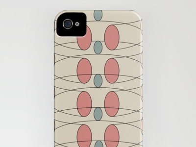 Ends Meat iPhone case abstract circles custom iphone iphonecase minimal ovals society6 vector