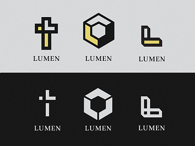 unused LUMEN branding concepts branding christian identity logo lumen minimal