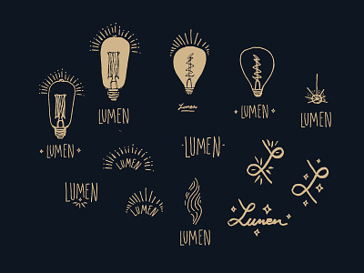 Lumen Art Exploration v2 bulb hand drawn hand drawn illustration l light lumen