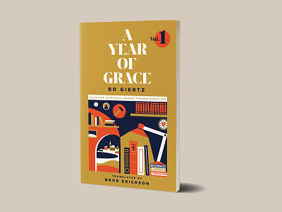 A Year of Grace 1517 1517 publishing bo giertz book book cover book design book mockup christian cover grace mockup publishing theological