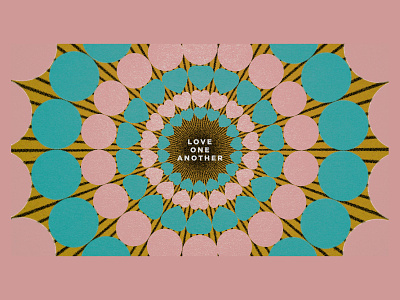 love one another another christian heart illustration love minimal sereis art series shapes texture