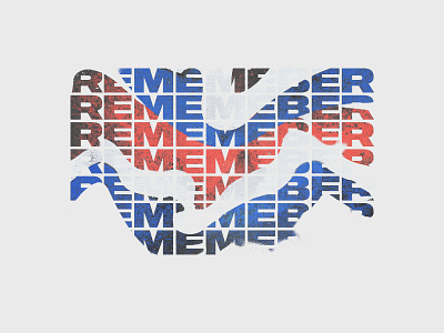 remember america memorial memorial day minimal patriotic red white blue remember repeat sequel texture us wavy